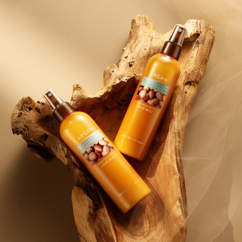NATURE REPUBLIC - Argan Essential Nourishing & Repair Care Hair Mist 220ml