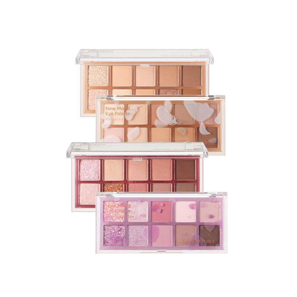 NATURE REPUBLIC - New Mood Eye Palette - réf 01 Woody Mellow