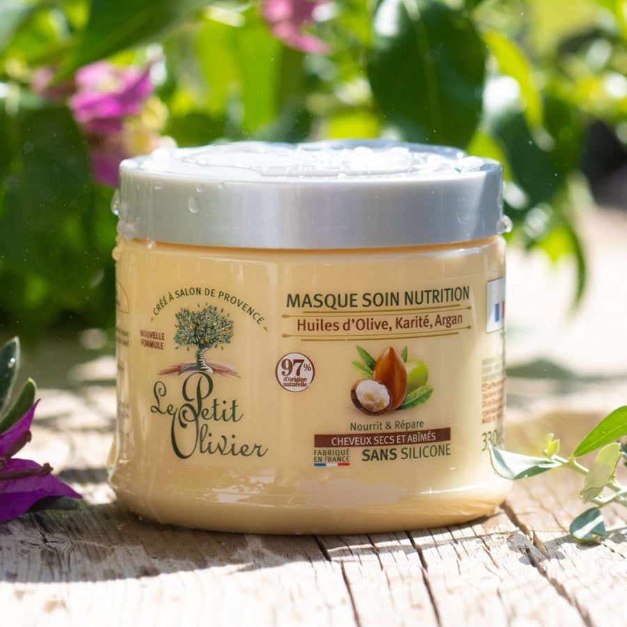 LE PETIT OLIVIER - Masque Nutrition Huiles d'olives Karité et Argan - 330ml