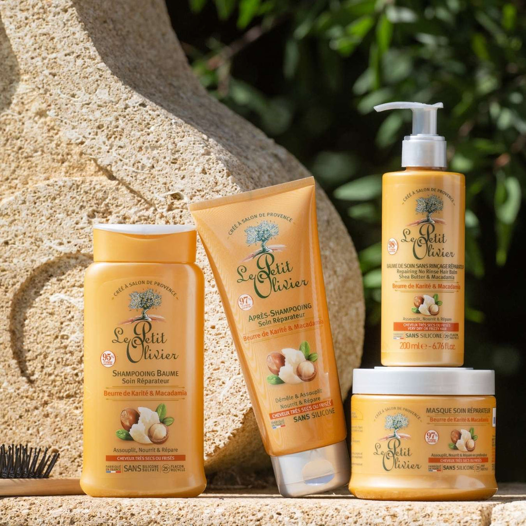 LE PETIT OLIVIER - Masque Réparateur Beurre de Karité et Macadamia - 330ml