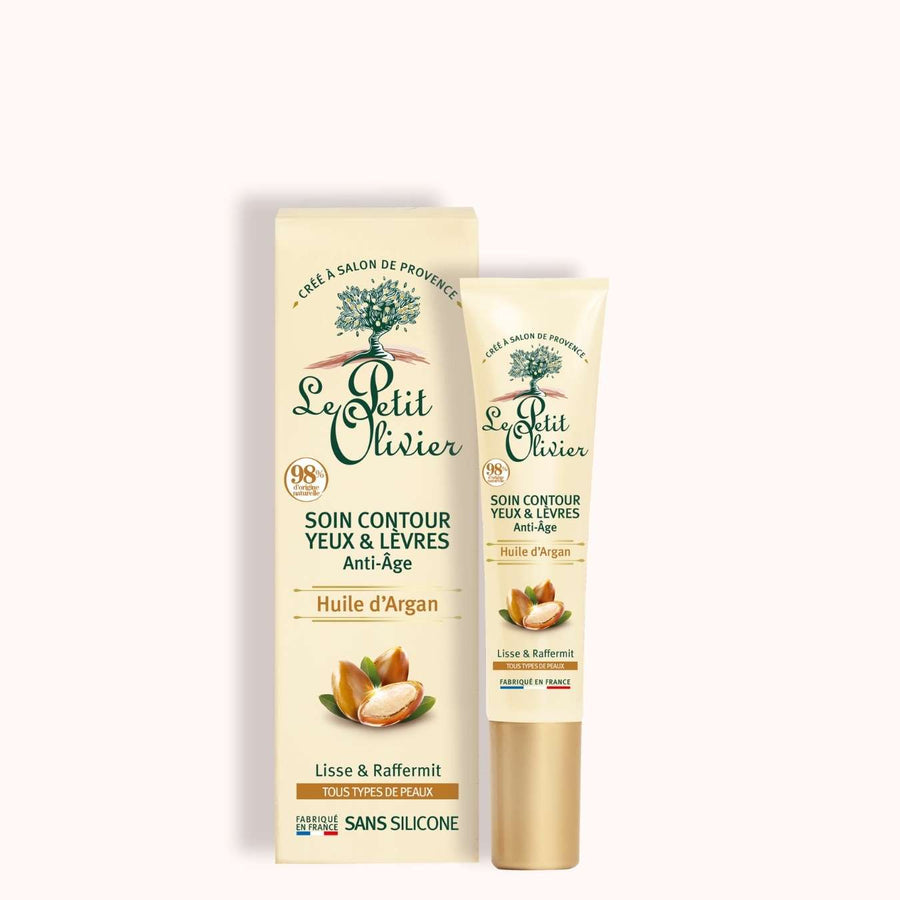 LE PETIT OLIVIER - Soin Contour Yeux & Lèvres Anti-Âge Huile d'argan - 15ml