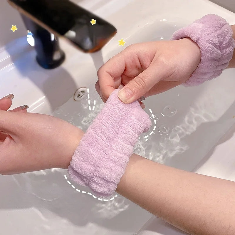 POPPIN - Bandeau de lavage de poignet - réf Fushia ( 2pcs )
