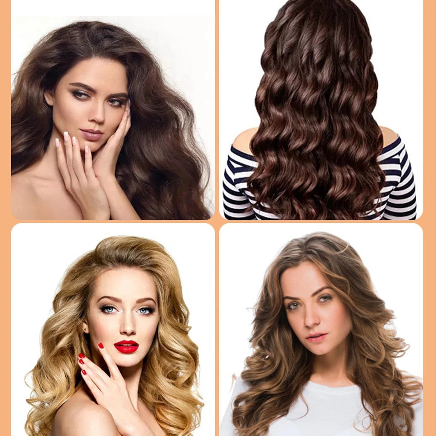 POPPIN - Heatless Hair Curling Rod Headband, Hairdressing Styling Tool