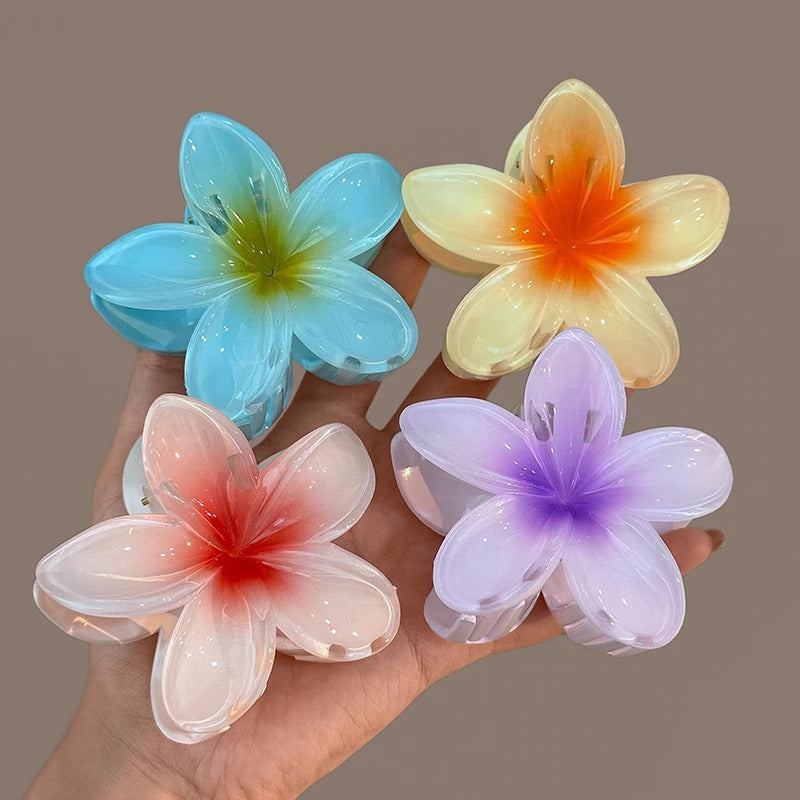 Poppin - Pince Cheveux Fleur Hawaïenne - réf Lilac