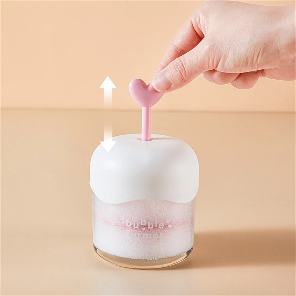 Poppin - Bubble Foamer - réf Pink Transparent
