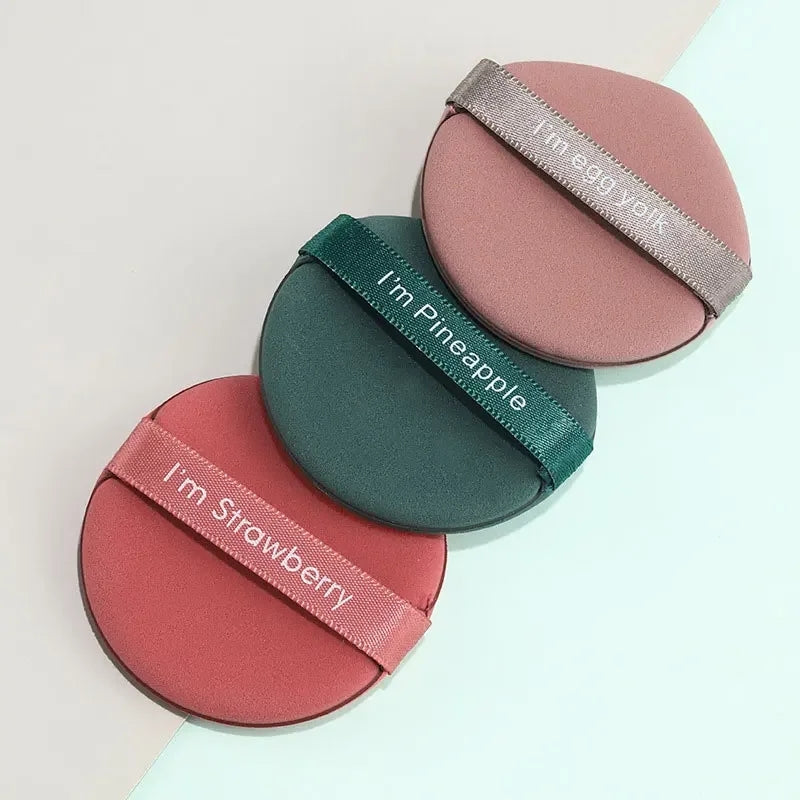 Poppin - Air Cushion Puff - réf I'm Strawberry ( 3pcs )