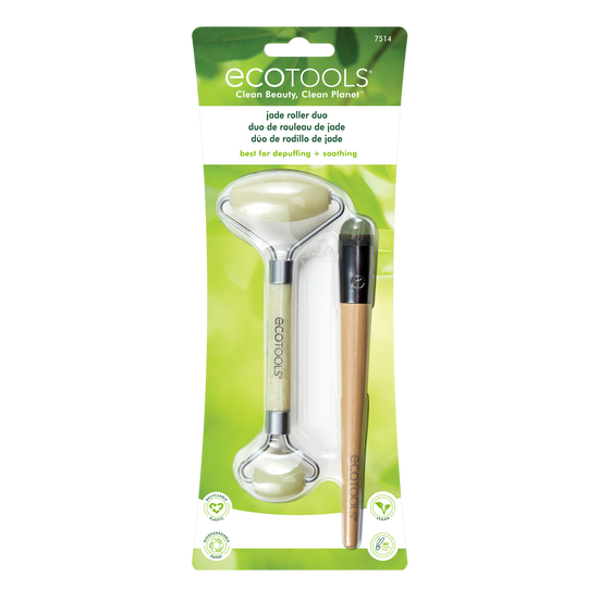 ECOTOOLS - Jade Facial Roller and Eye Roller Duo ( 2pcs )