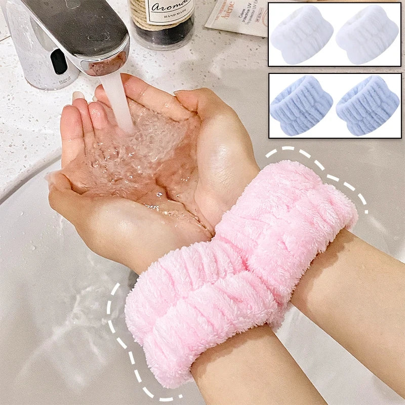 POPPIN - Bandeau de lavage de poignet - réf Pink ( 2pcs )