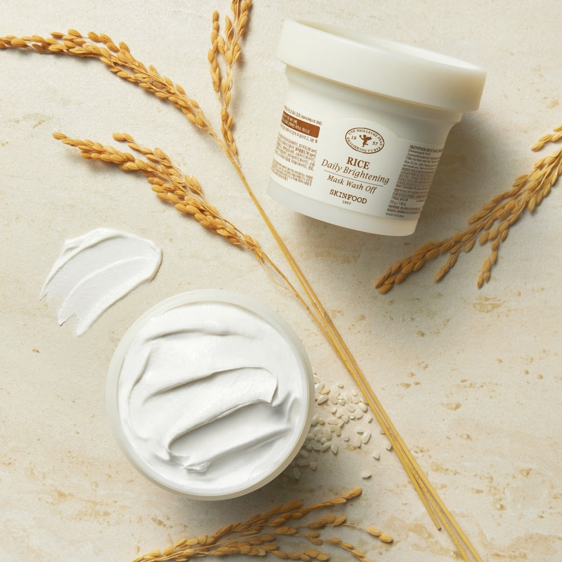 SKINFOOD - Rice Daily Brightening Mask Wash Off - 210g