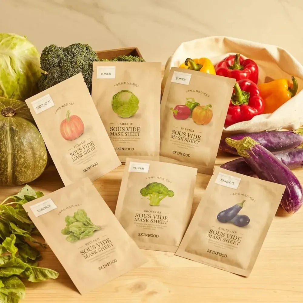 SKINFOOD - Sous Vide Mask Sheet - réf Pumpkin