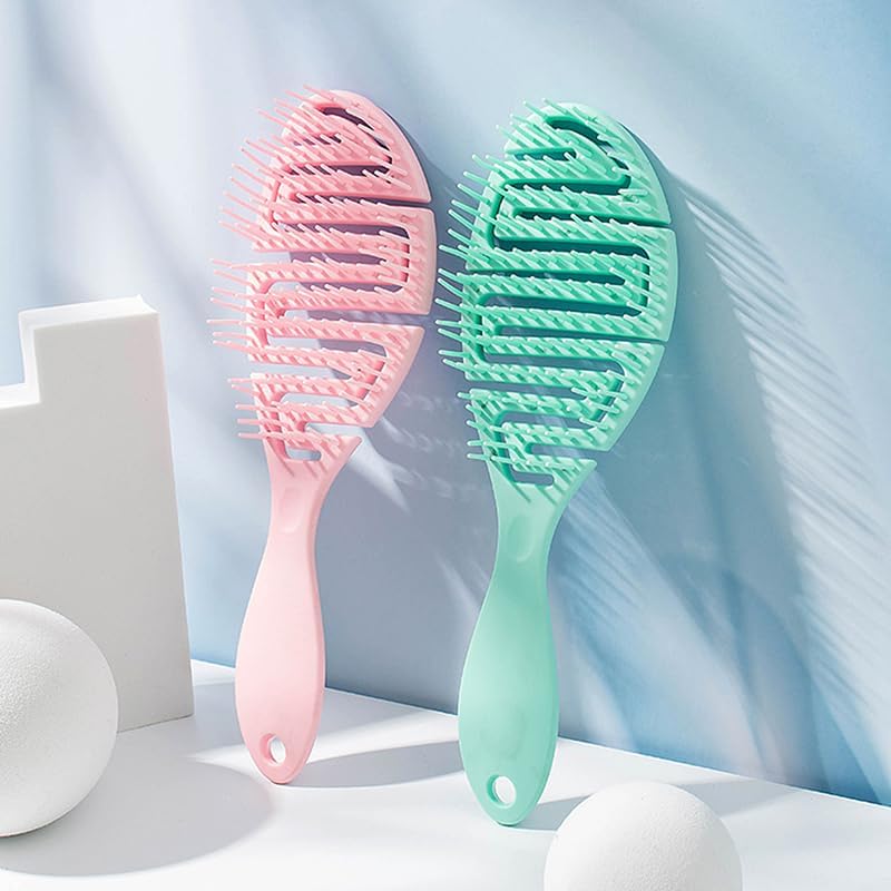 IDC INSTITUTE - Super Flexible Brush, Anti Frizz & Static ( Blue )