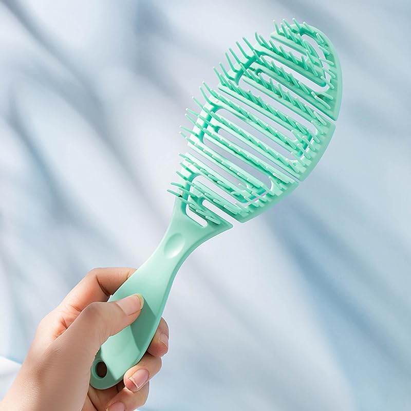 IDC INSTITUTE - Super Flexible Brush, Anti Frizz & Static ( Blue )