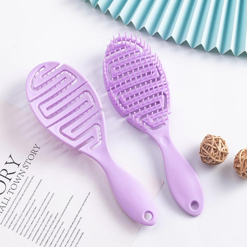 IDC INSTITUTE - Super Flexible Brush, Anti Frizz & Static ( Purple )