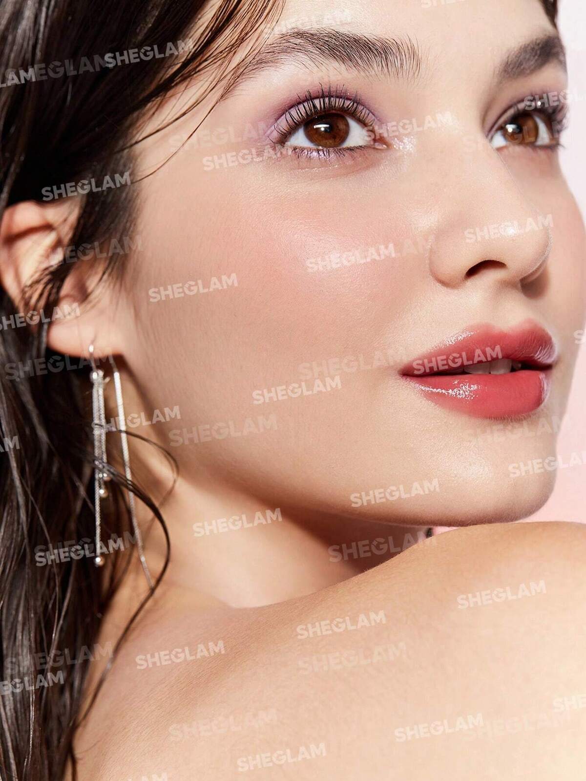 SHEGLAM -Mirror kiss high-shine lipstick-High Key