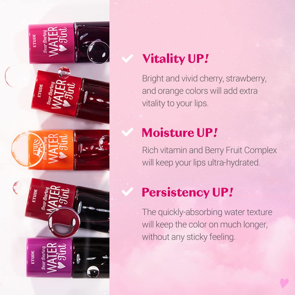 ETUDE - Dear Darling Water Tint - réf 02 Cherry Ade