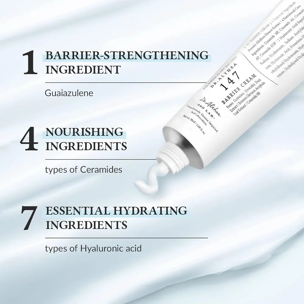 Dr ALTHEA - 147 Barrier Cream, Daily Skin Barrier Repair Care - 50ml