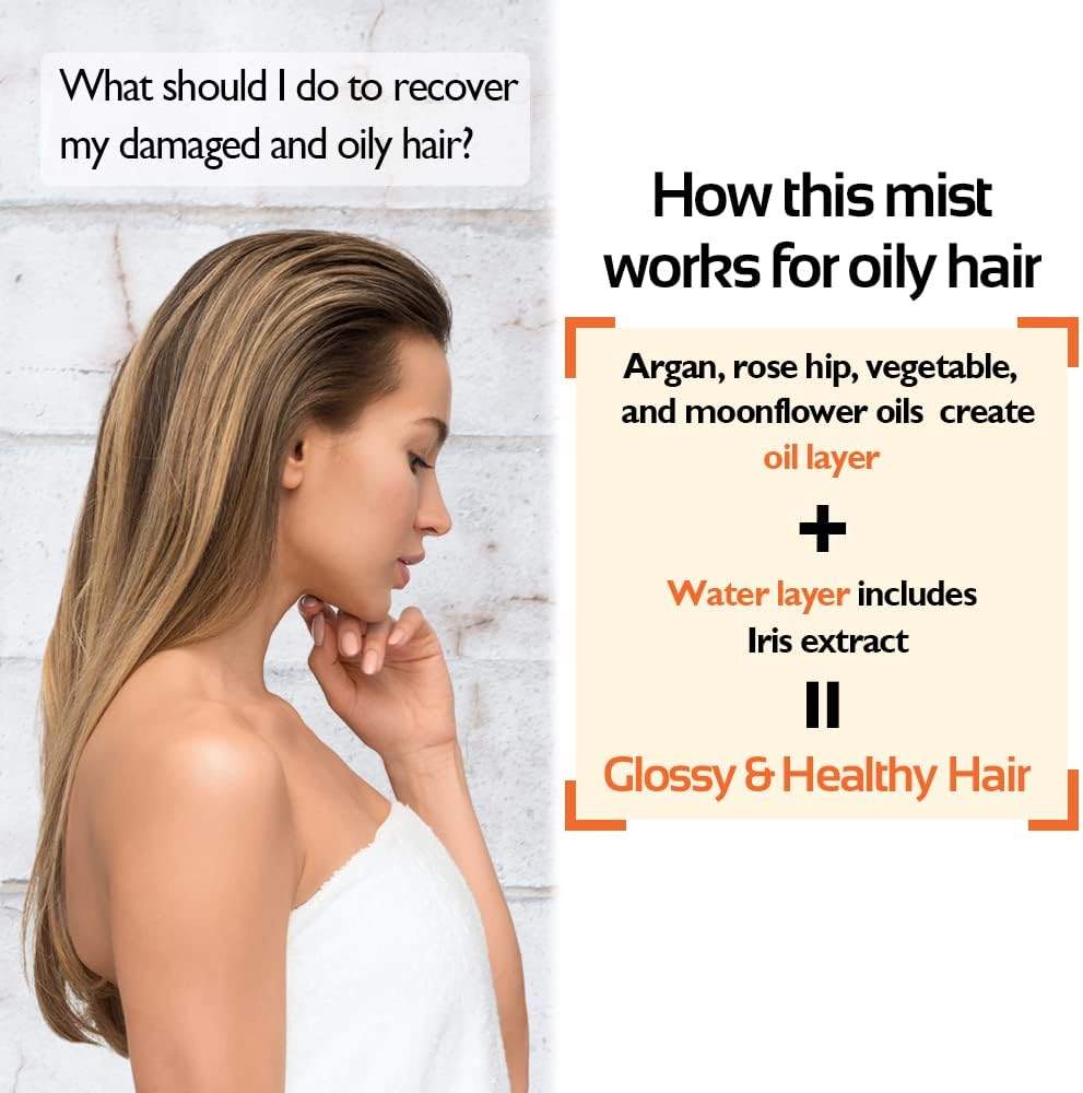 NATURE REPUBLIC - Argan Essential Nourishing & Repair Care Hair Mist 220ml