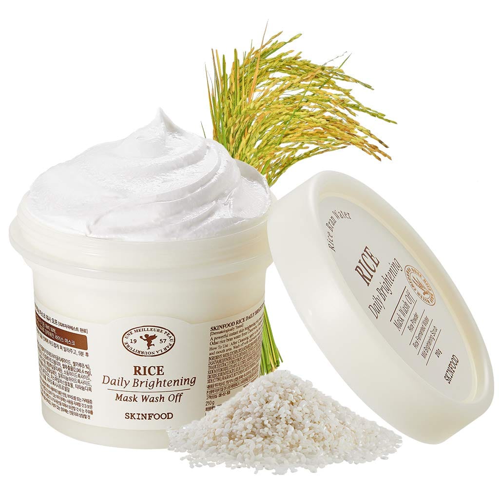 SKINFOOD - Rice Daily Brightening Mask Wash Off - 210g