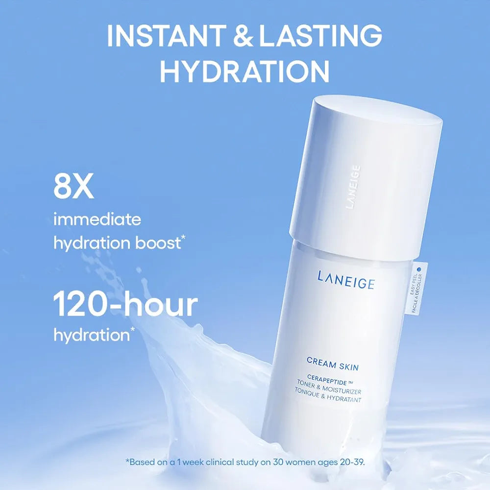 LANEIGE - Cream Skin Cerapeptide - Lotion Tonique et Hydrante - 170 ml