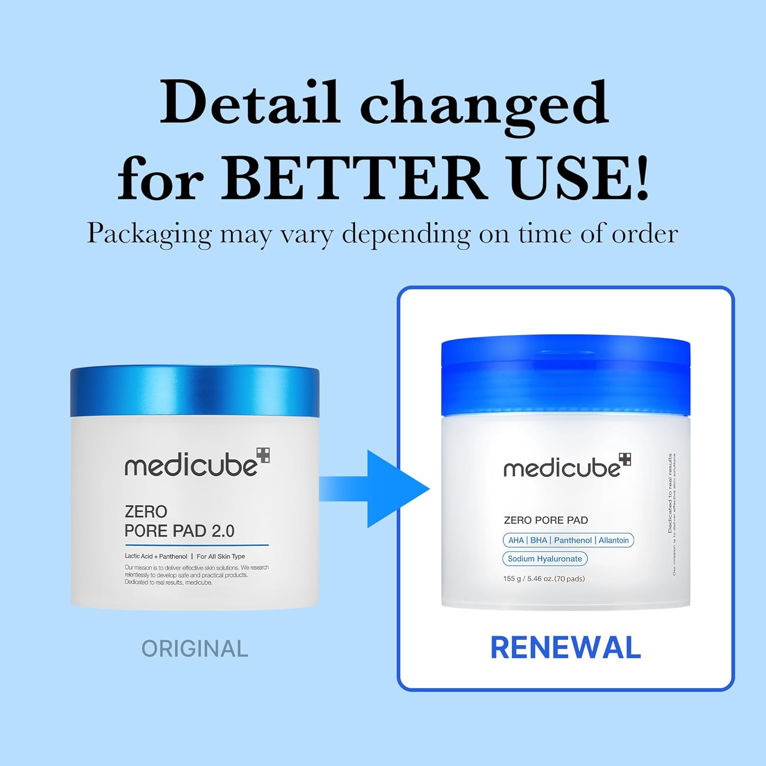MEDICUBE - Zero Pore Pad 2.0 - 70 pads