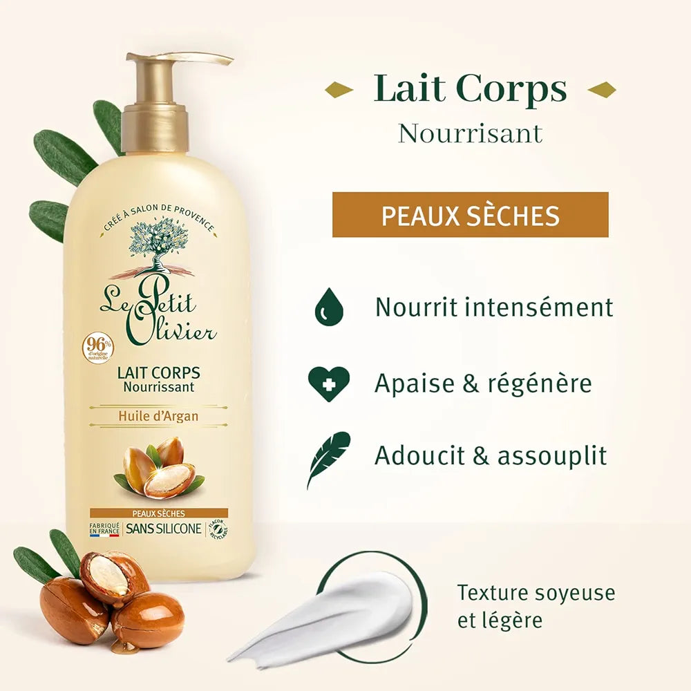 LE PETIT OLIVIER - Lait de Corps Nourrissant  Huile d'Argan - 250ml