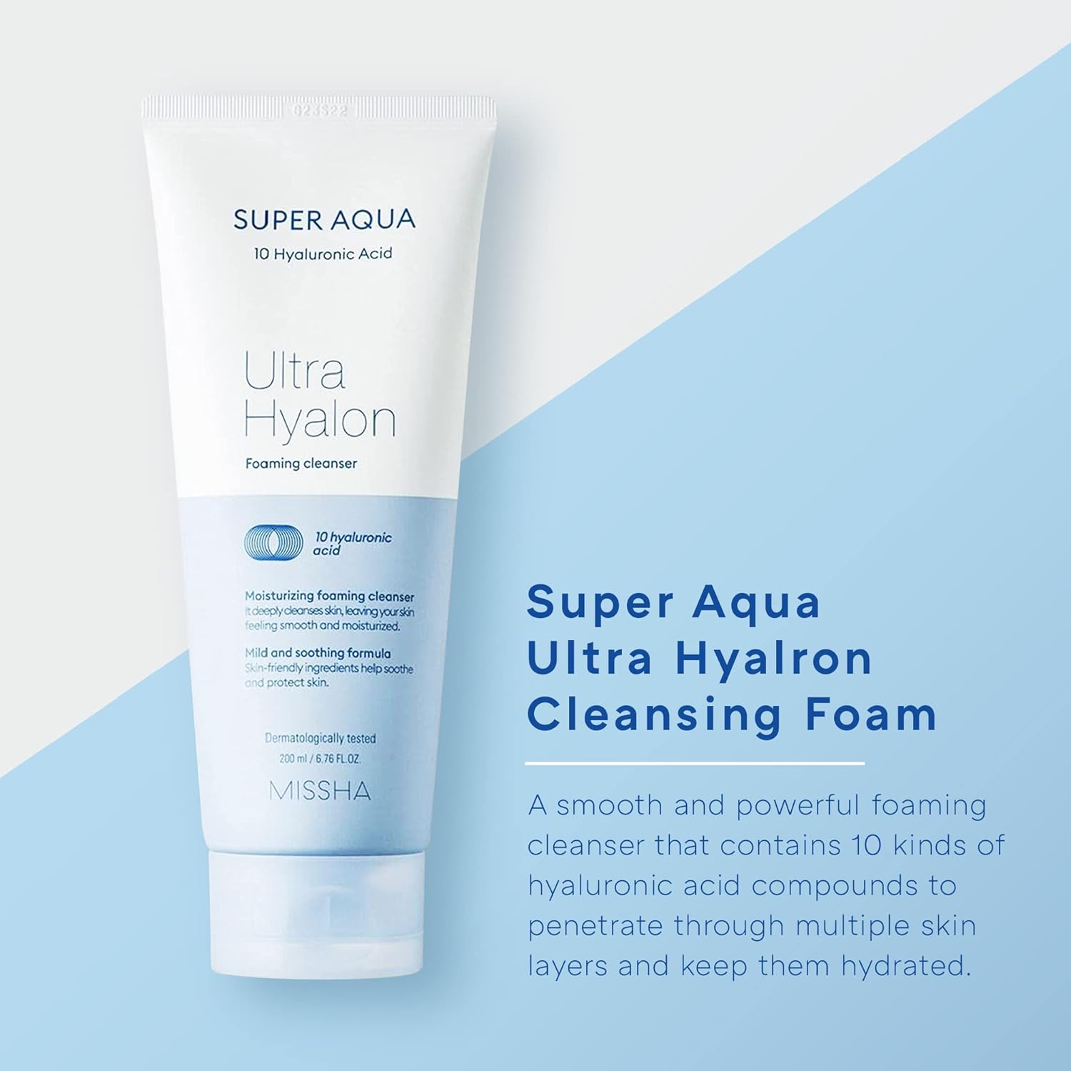 MISSHA - Super Aqua Ultra Hyalron Cleansing Foam - 200ml