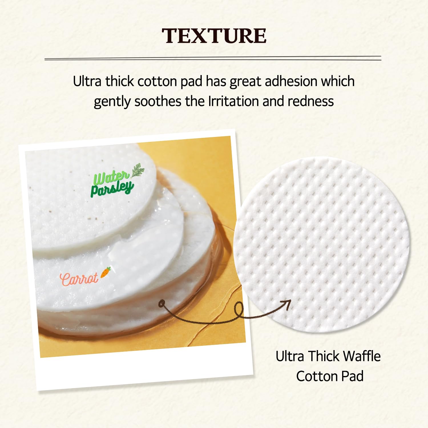 SKINFOOD - Carotte Carotène Redness Relief Calming Water Pads - 60 Feuilles