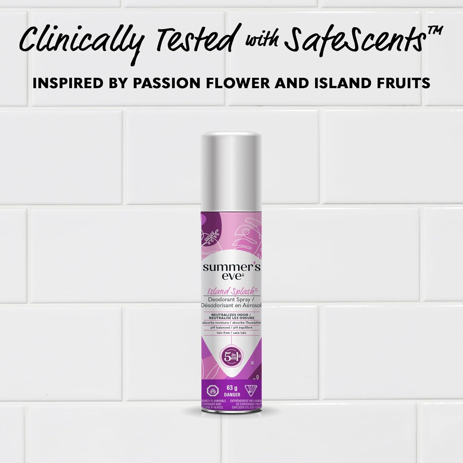 Summer's Eve - Déodorant Spray Hygiénique - réf Island Splash