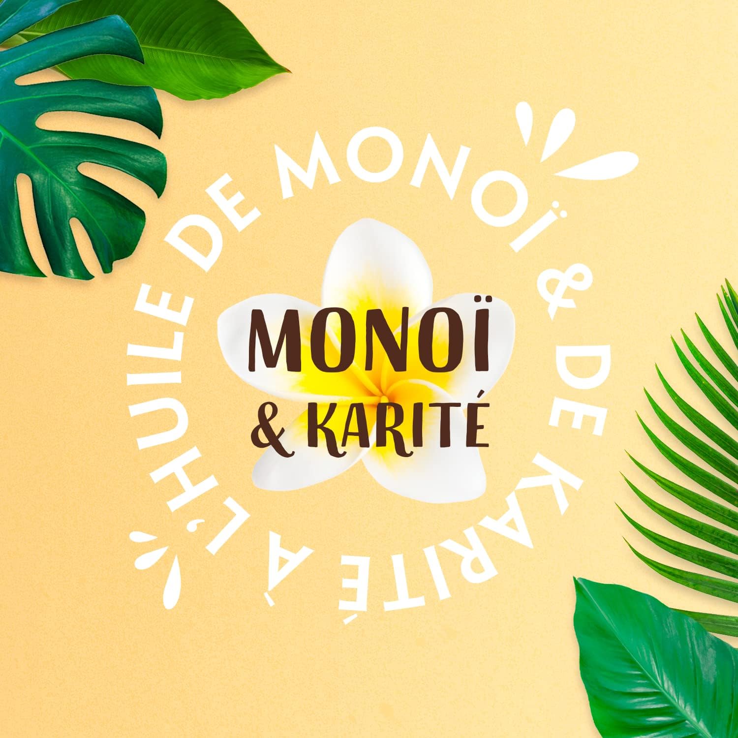 LOVEA - Spray Démêlant Monoi, Karité & Shea - Cheveux Secs et Abîmés - 150ml