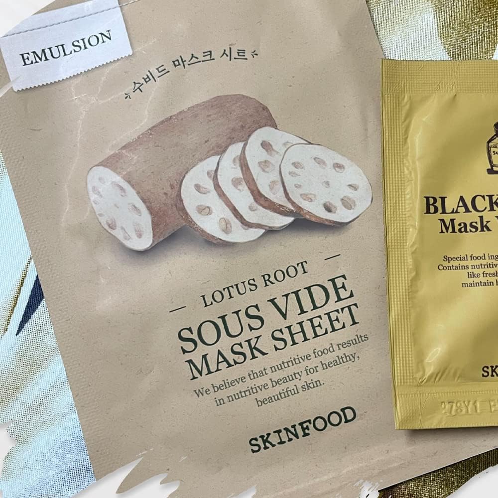 SKINFOOD - Sous Vide Mask Sheet - réf Lotus Root
