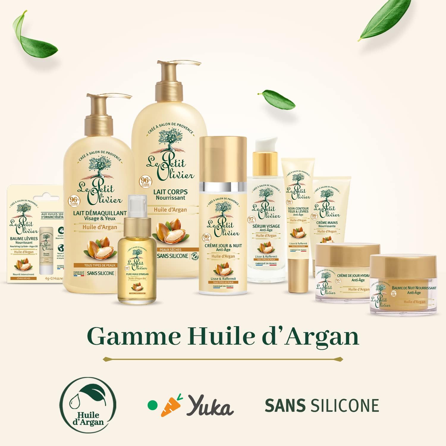 LE PETIT OLIVIER - Soin Contour Yeux & Lèvres Anti-Âge Huile d'argan - 15ml