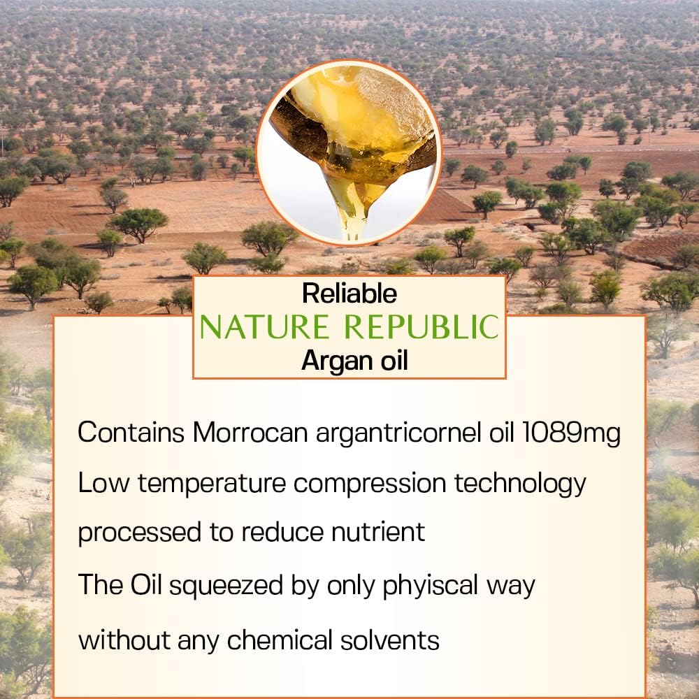 NATURE REPUBLIC - Argan Essential Nourishing & Repair Care Hair Mist 220ml