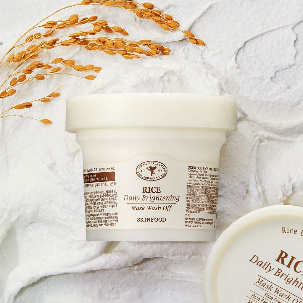 SKINFOOD - Rice Daily Brightening Mask Wash Off - 210g