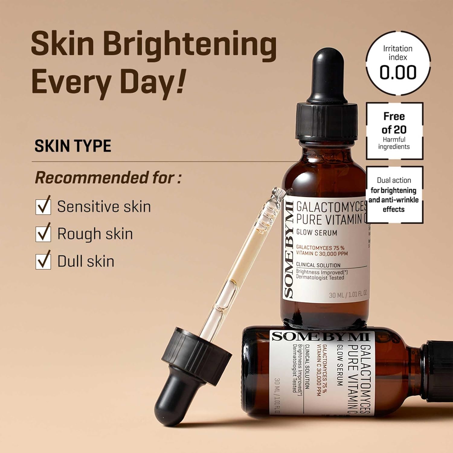 SOME BY MI - Galactomyces Pure Vitamine C Glow Serum- 30ml