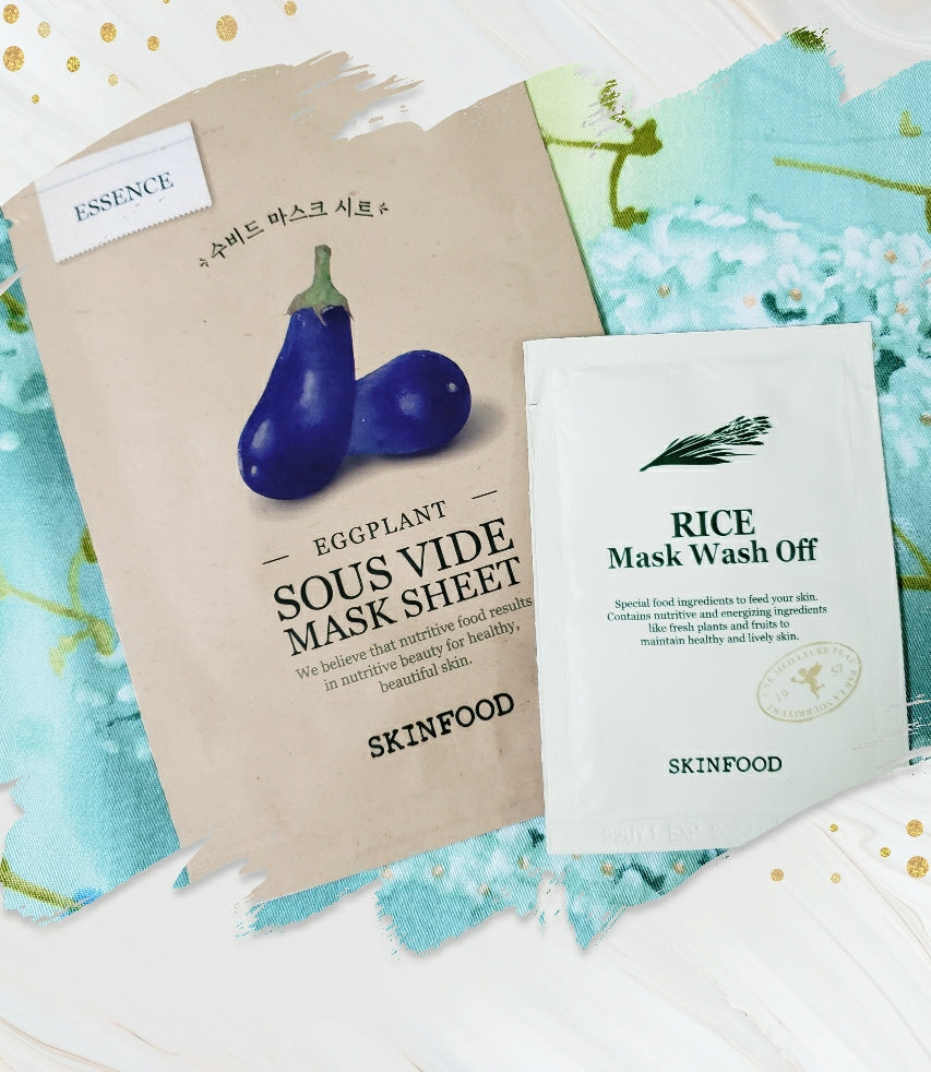 SKINFOOD - Sous Vide Mask Sheet - réf Eggplant