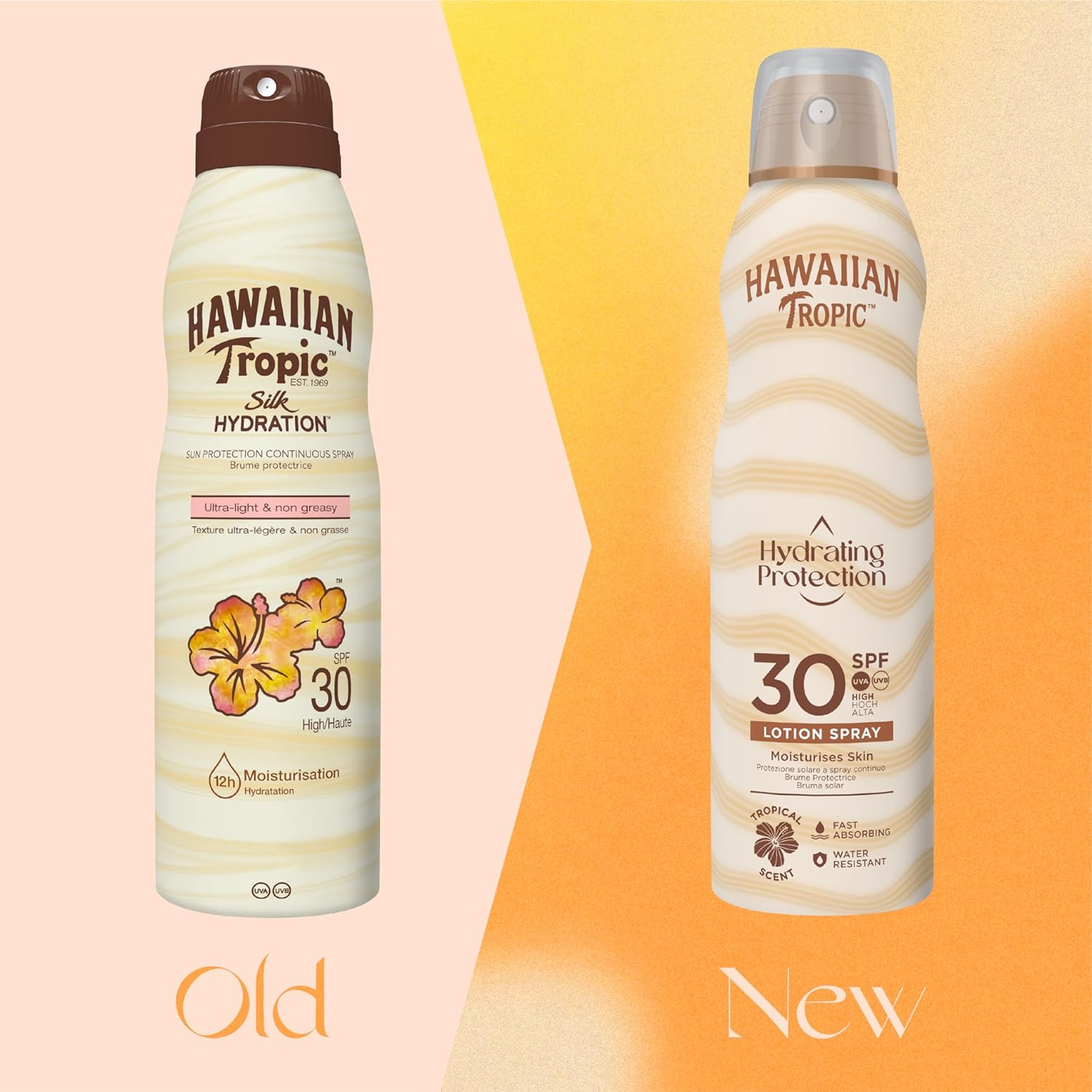 HAWAIIAN TROPIC - Brume Air Soft Silk Hydration SPF 30 - Brume Solaire Protectrice 220ml