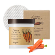 SKINFOOD - Carotte Carotène Redness Relief Calming Water Pads - 60 Feuilles