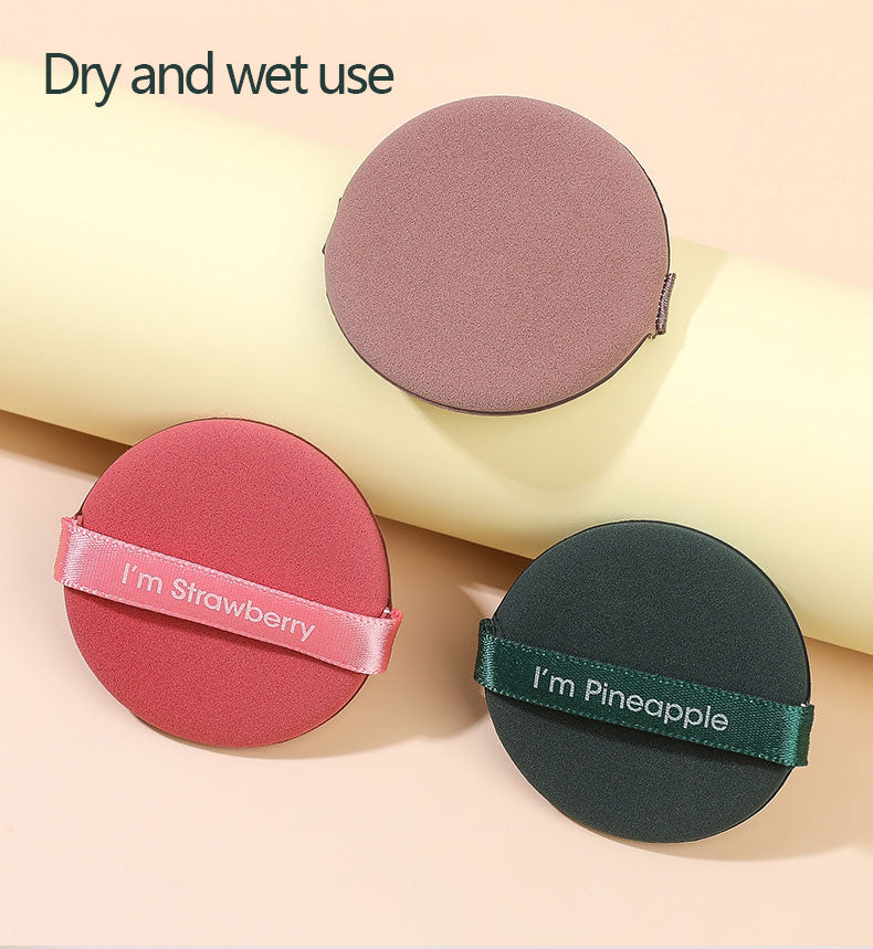 Poppin - Air Cushion Puff - réf I'm Strawberry ( 7pcs )