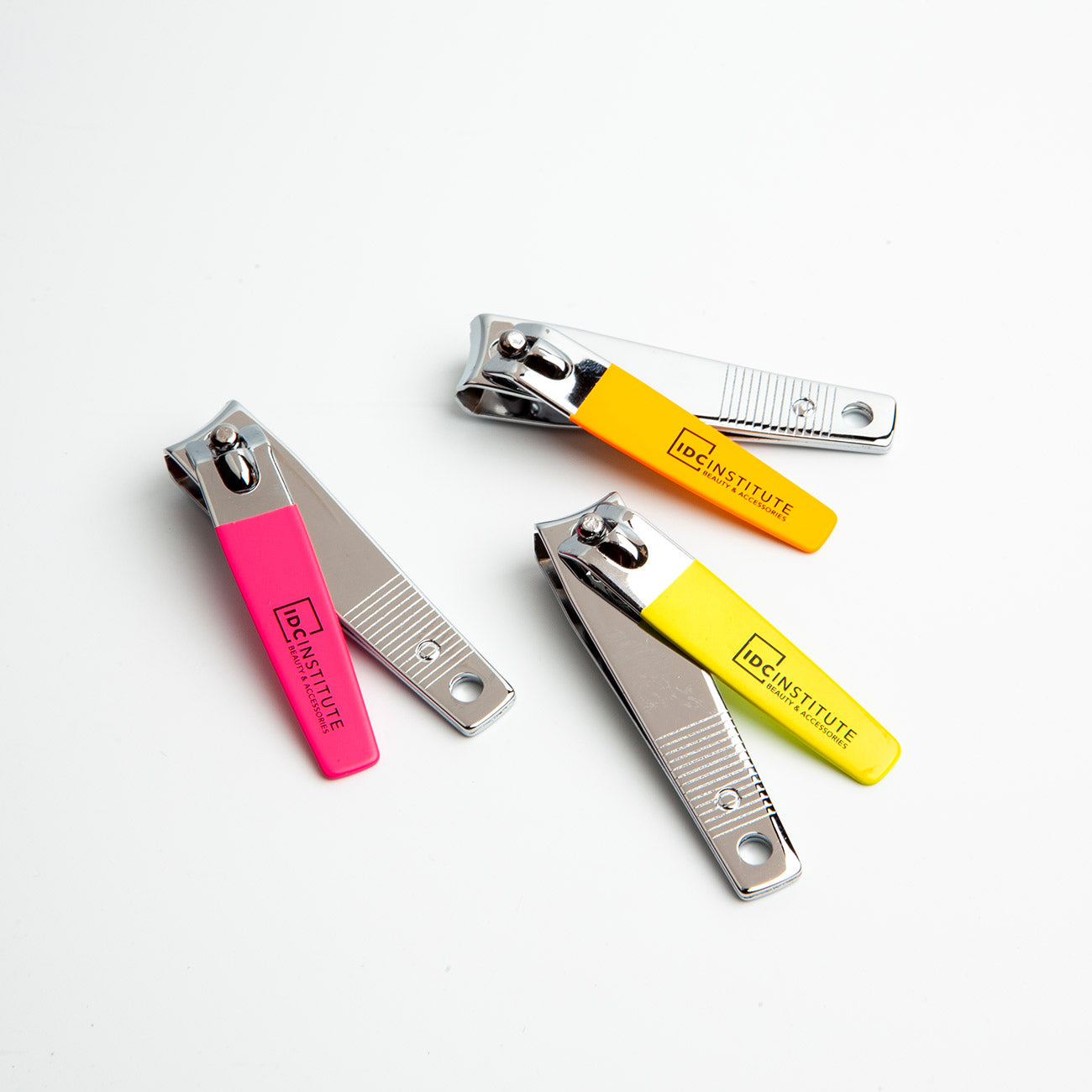 IDC INSTITUTE - Nail Clipper with Silicone - réf Pink