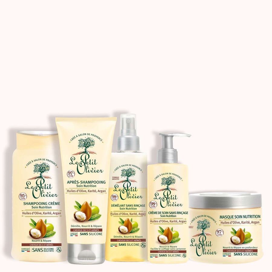 LE PETIT OLIVIER - Démêlant Sans Rinçage Nutrition Huiles d'olives Karité et Argan - 150ml