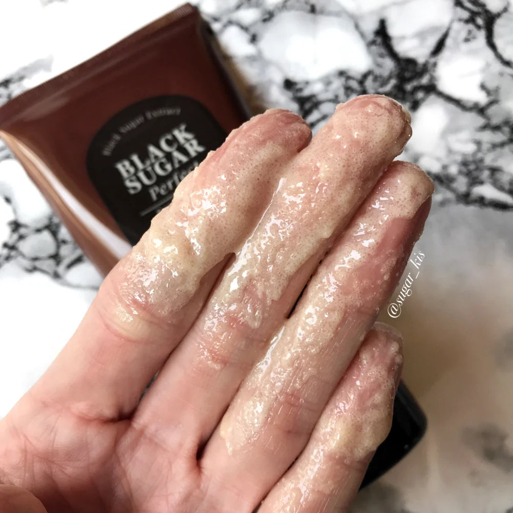SKINFOOD - Black Sugar Perfect Scrub Foam - 180g