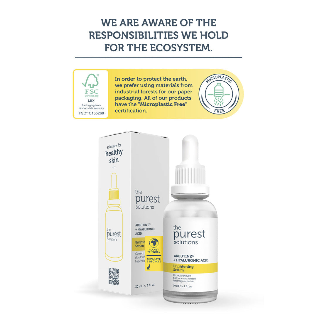 THE PUREST SOLUTIONS - Arbutin 2% + Hyaluronic Acid - 30ml