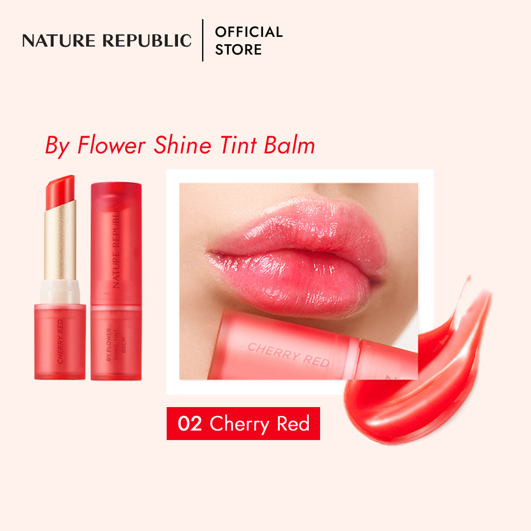 NATURE REPUBLIC - Shine Tint Balm - réf 02 Cherry Red