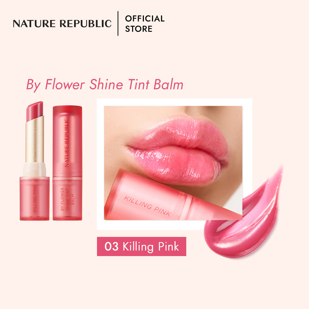 NATURE REPUBLIC - Shine Tint Balm - réf 03 Killing Pink