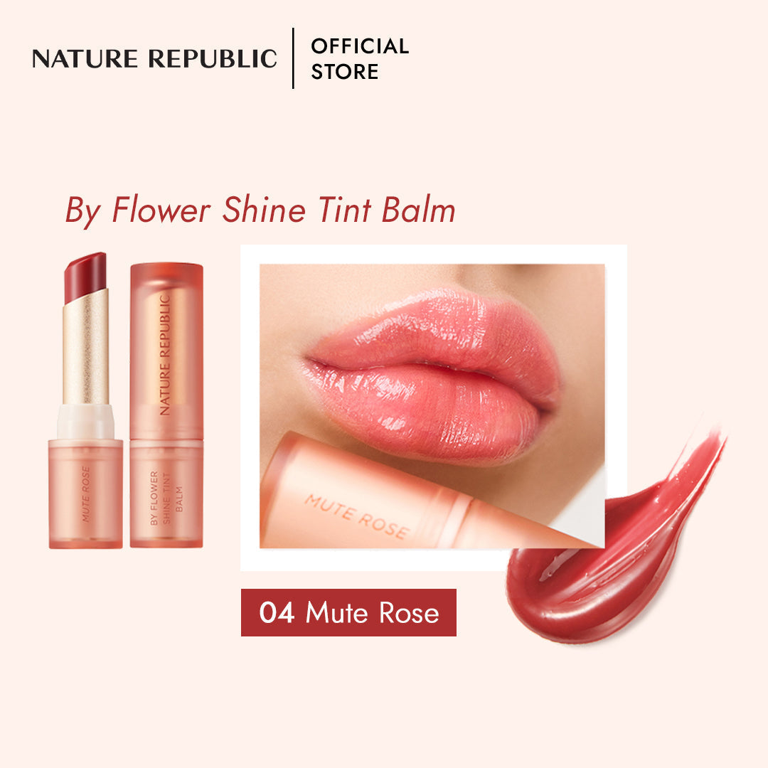 NATURE REPUBLIC - Shine Tint Balm - réf 04 Mute Rose