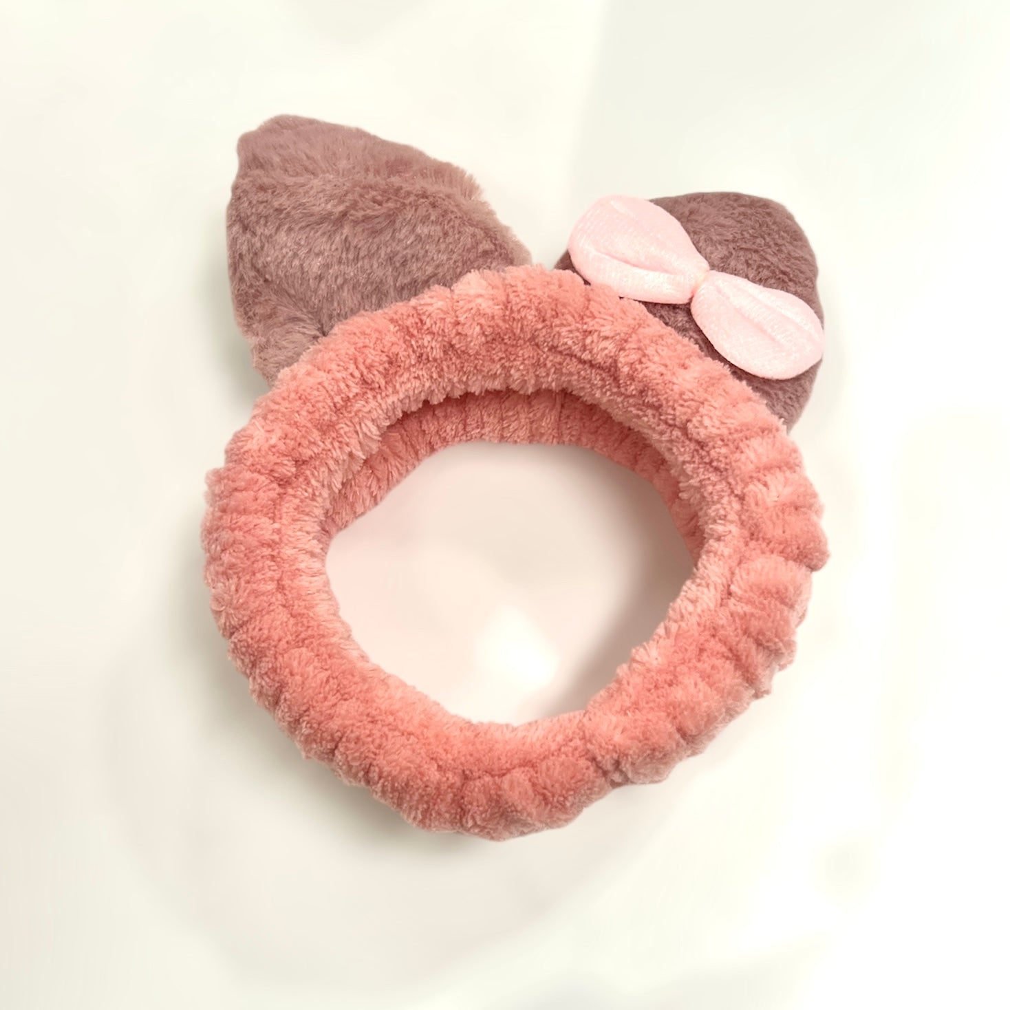 POPPIN - Bandeau de lavage de tête Cutie Cat - réf Saumon