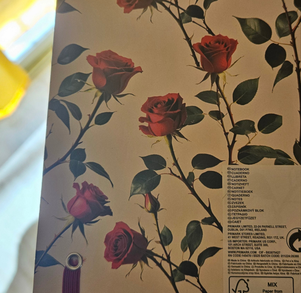 PRIMARK - Notebook Floral