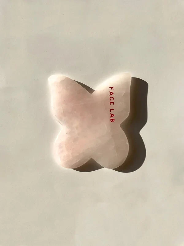 FACELAB - Rose Quartz Butterfly shaped Gua Sha