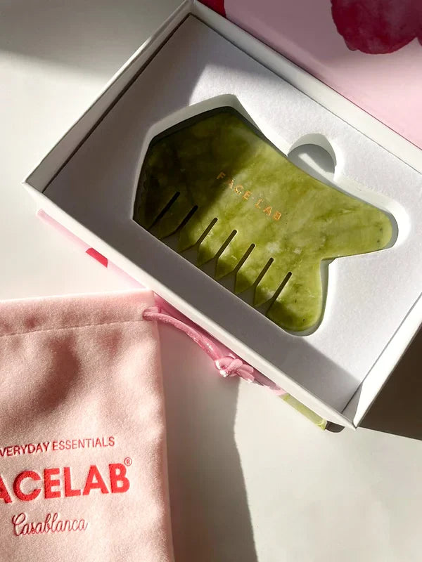 FACELAB -Green Jade Comb Gua Sha