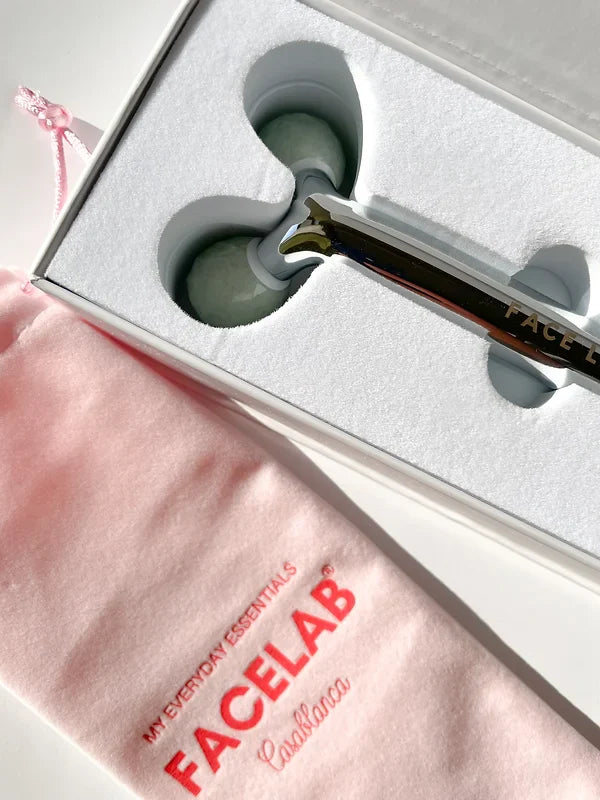 FACELAB -Deep massage Green Aventurine Facial Roller